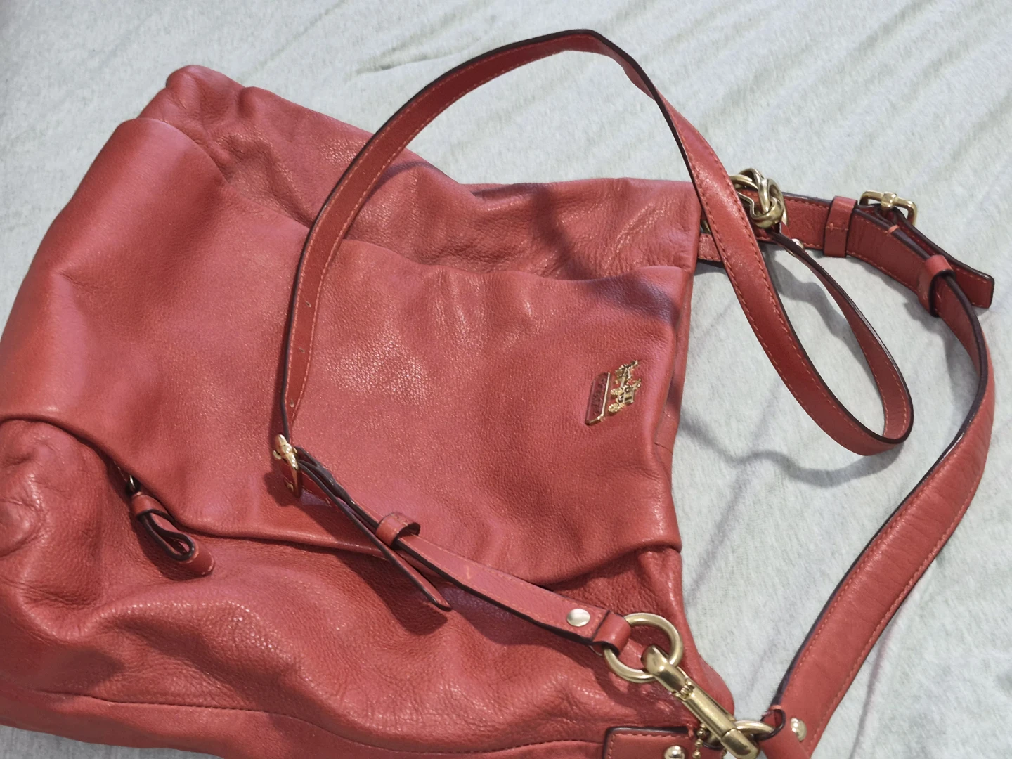 Coach Leather Shoulder Bag