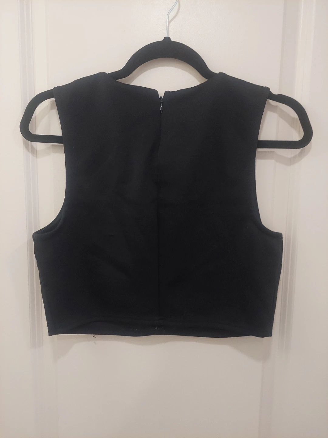 Black crop top - photo 2