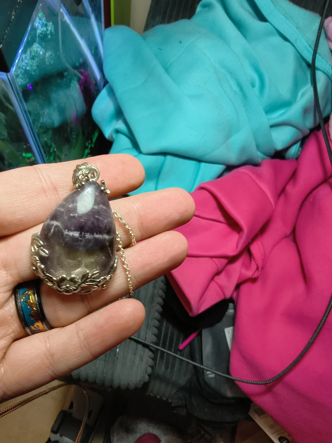 Amethyst Pendant Necklace - photo 2
