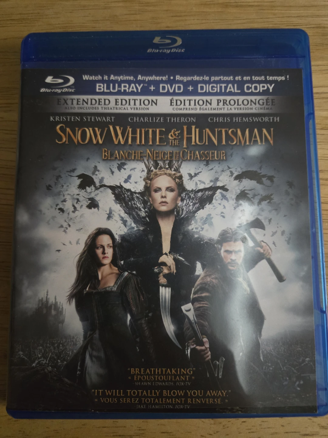 Snow White & The Huntsman Extended Edition Blu-ray