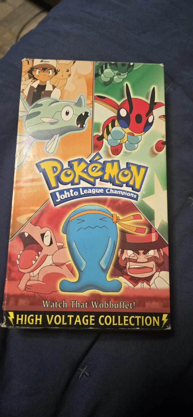 Pokemon Johto League Champions High Voltage Collection VHS