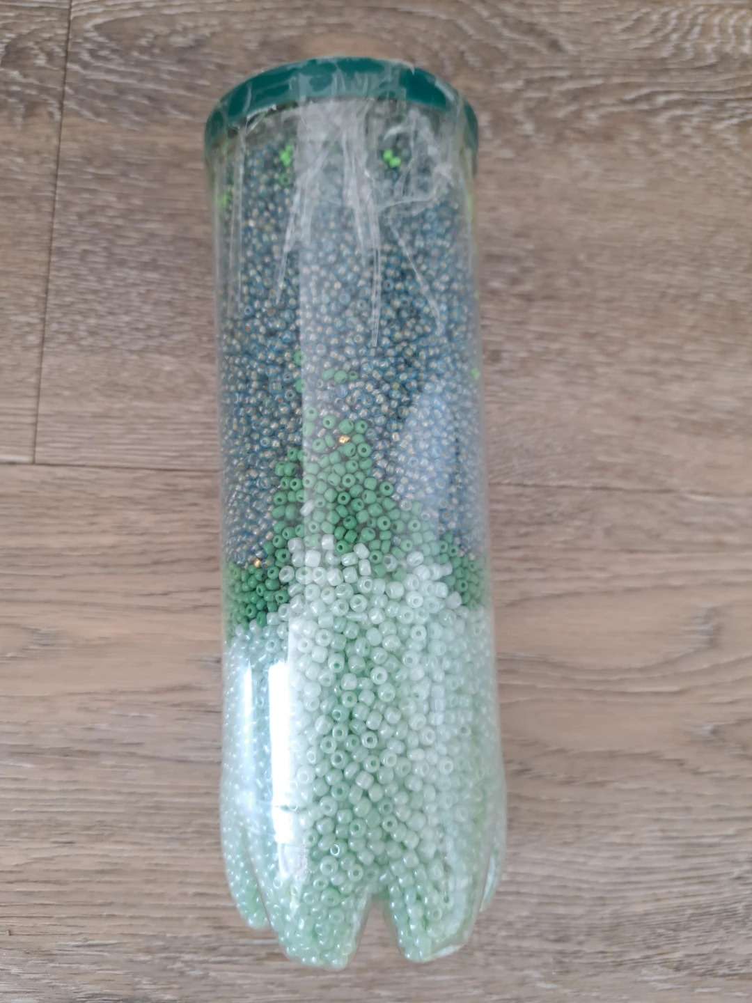 Teal and Green Craft Beads