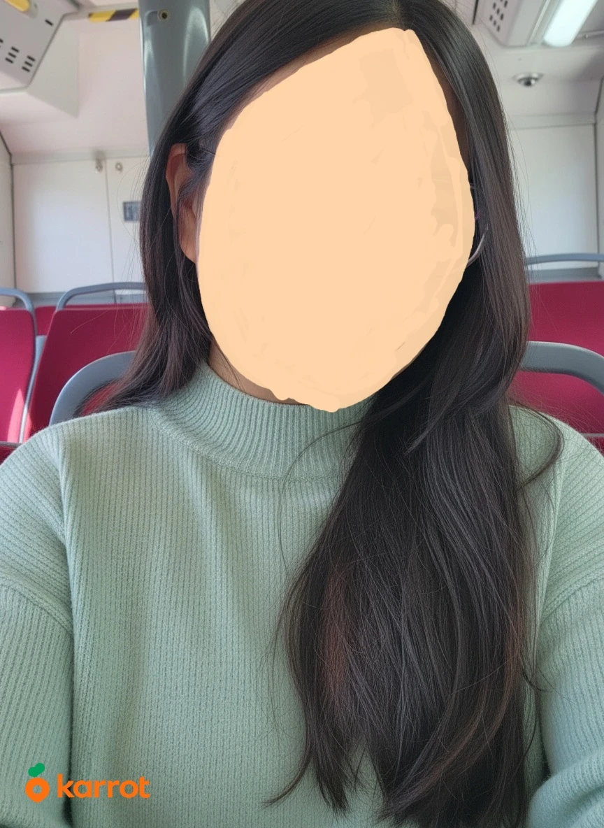 Pastel Mint Green Mock Neck Sweater - Size [M]