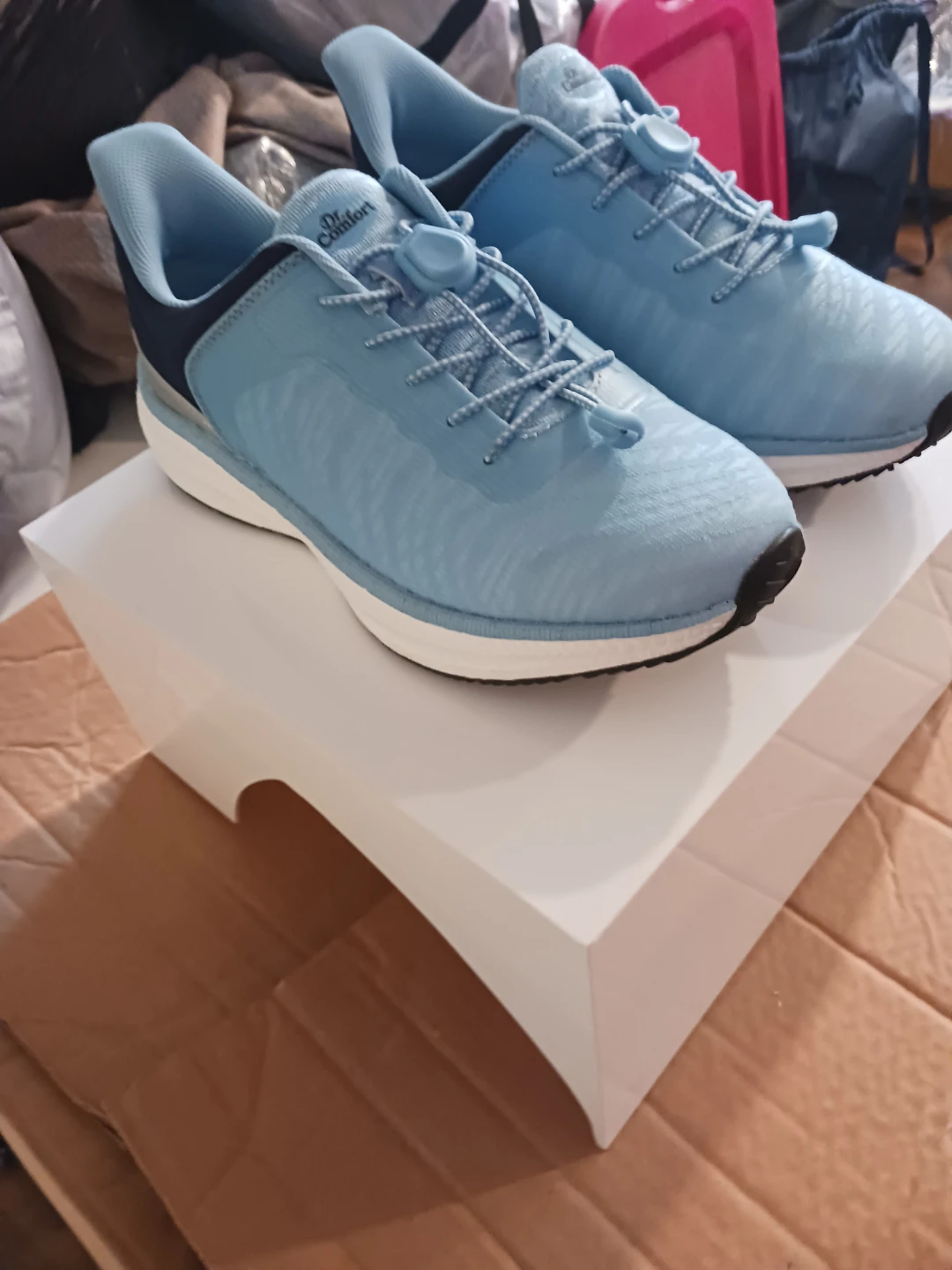Dr. Comfort Light Blue Lace-Up Athletic Shoes Women's Size 9W - photo 2