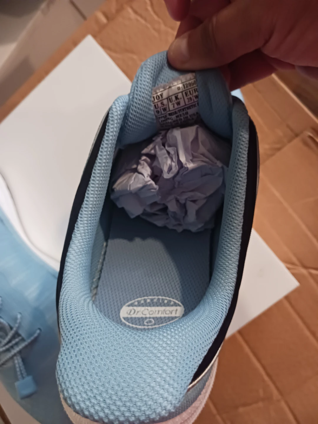 Dr. Comfort Light Blue Lace-Up Athletic Shoes Women's Size 9W - photo 4
