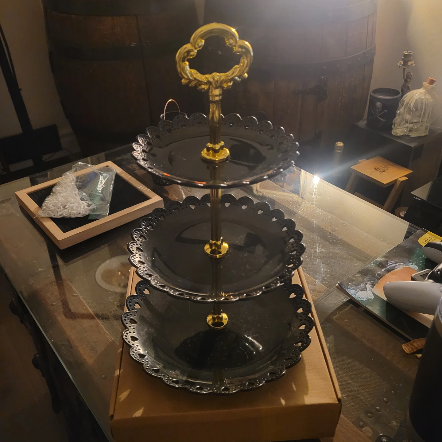 Tiered dessert tray