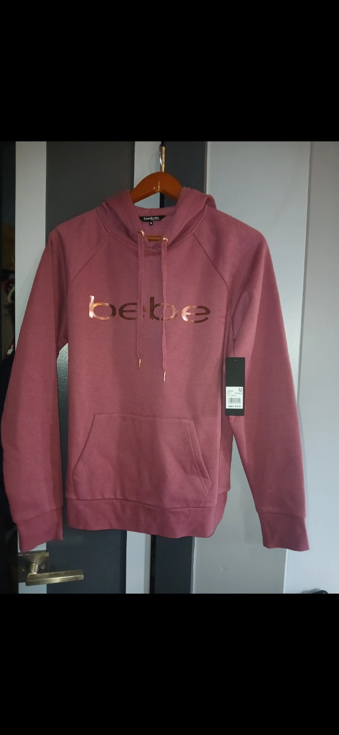 Bebe Rose Logo Hoodie - Size M 🌱