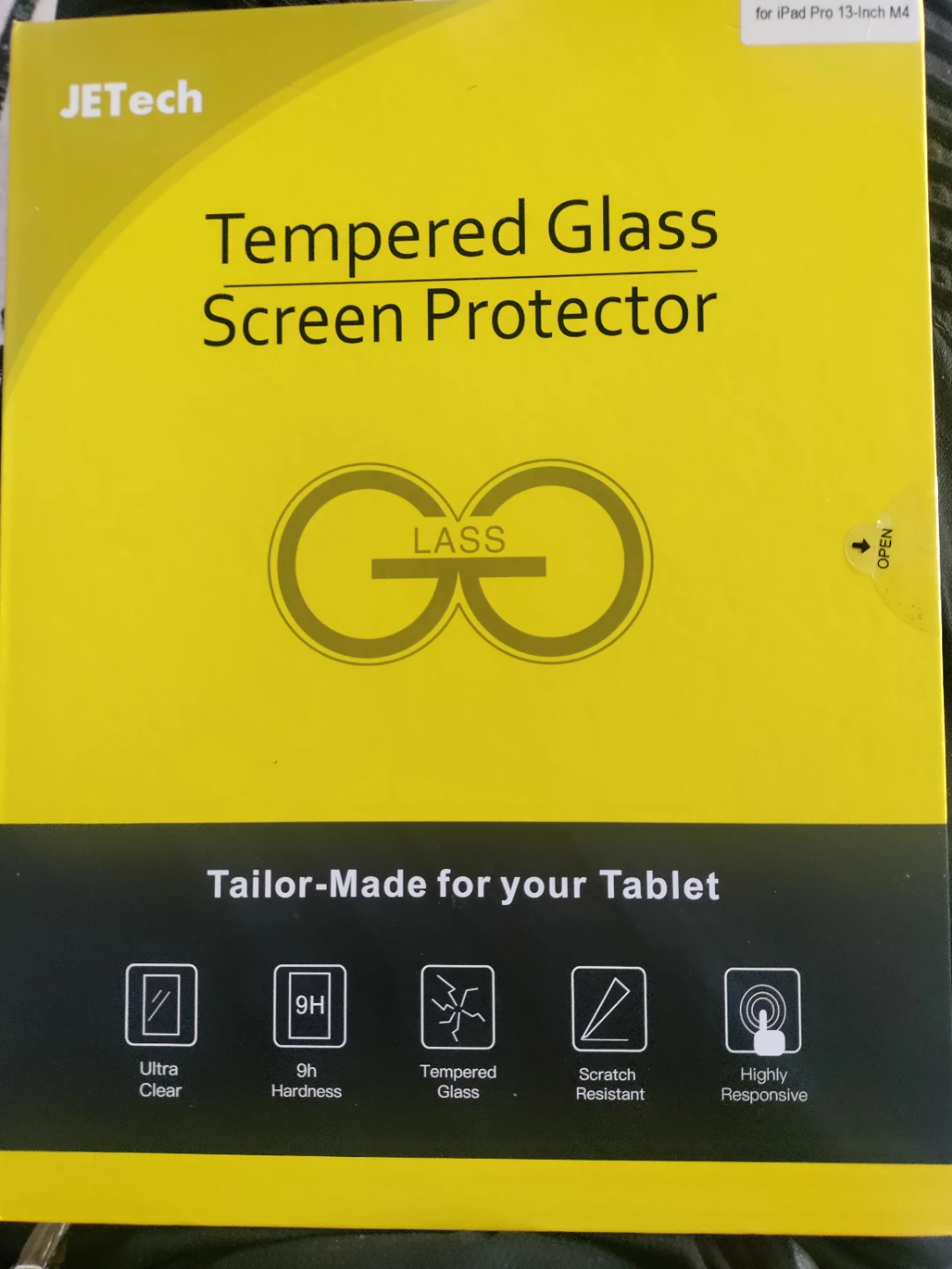 JETech Tempered Glass Screen Protector for iPad Pro 13-inch M4