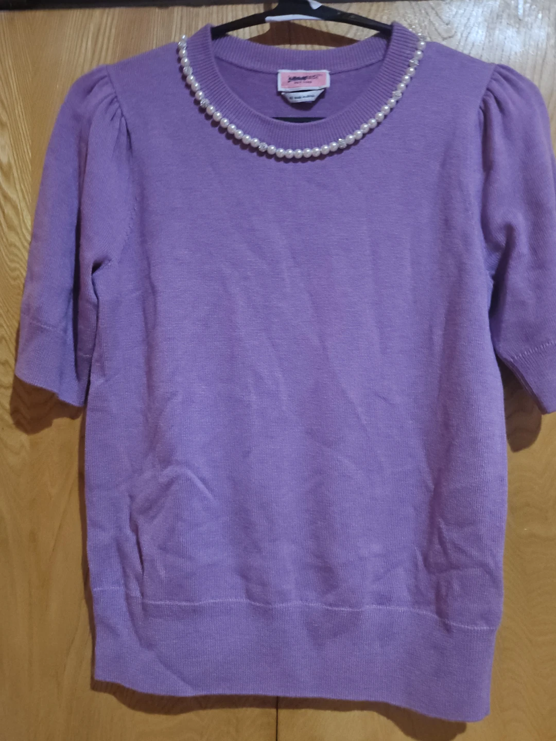 Kate Spade Purple Beaded Sweater - XS