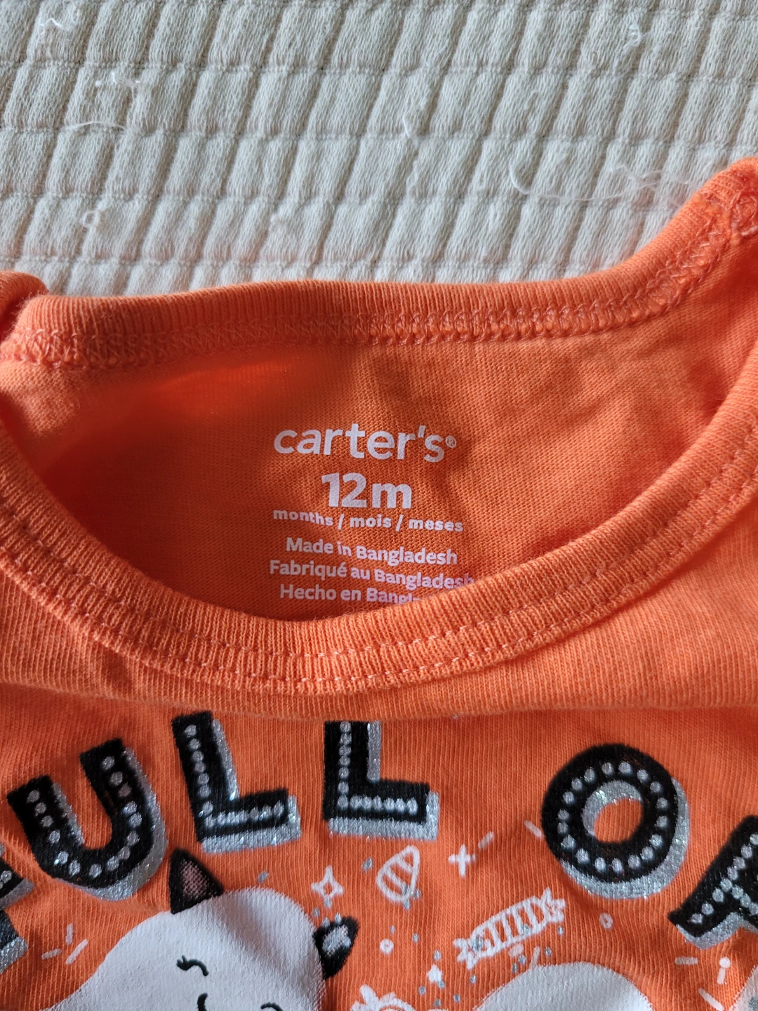 Carter's Toddler Girls Halloween shirt- 12 Months - photo 4