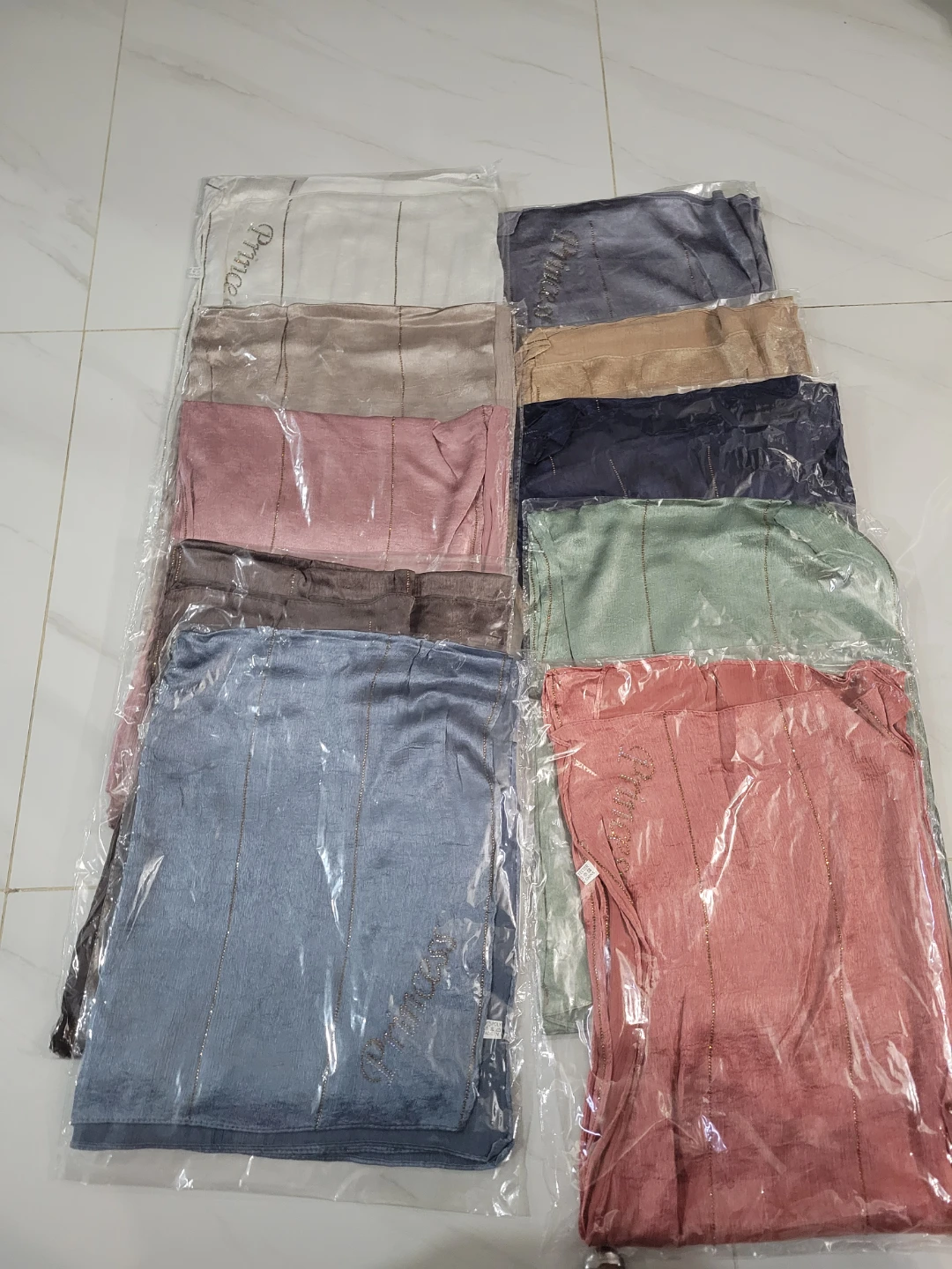Princess Scarves - Set of 10 Assorted Colors