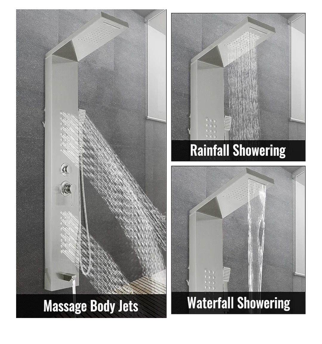 VEVOR Stainless Steel Shower Panel System - photo 3