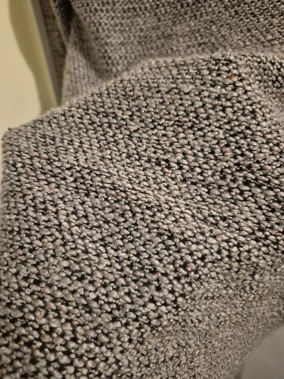 Anna Bella Cowl Neck Tunic Sweater - Grey/Black - Size M - photo 5