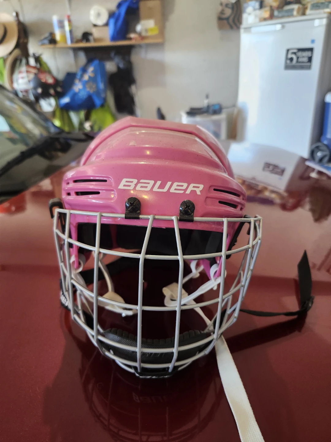 Bauer BHH2100 Pink Hockey Helmet - Youth Size S/M