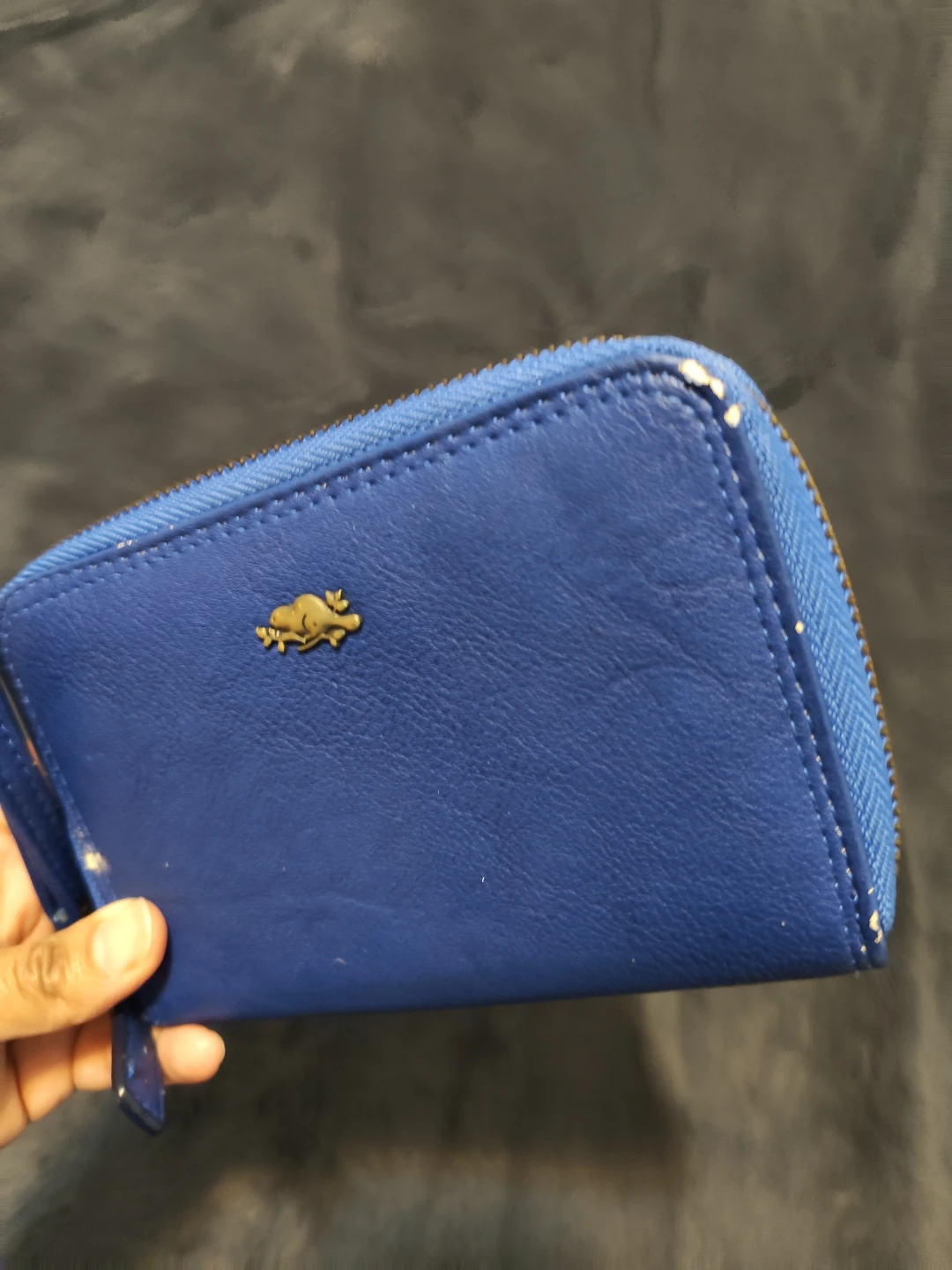 Roots Blue Zip Around Wallet - photo 2