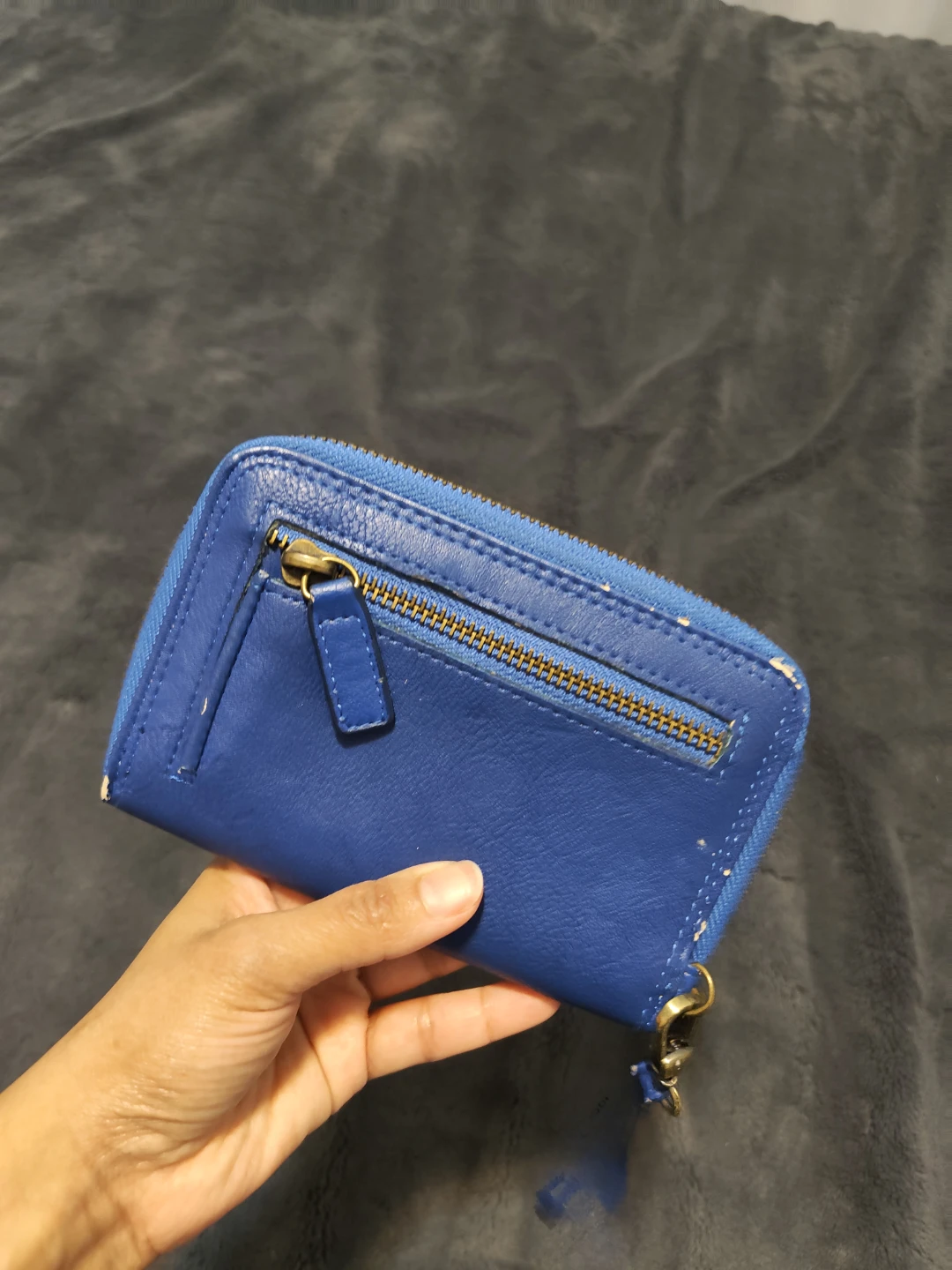 Roots Blue Zip Around Wallet - photo 3