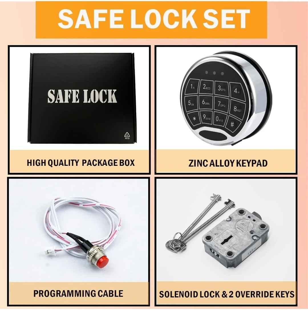 Digital Electronic Keypad Safe Lock Replacement 🌱 - photo 4