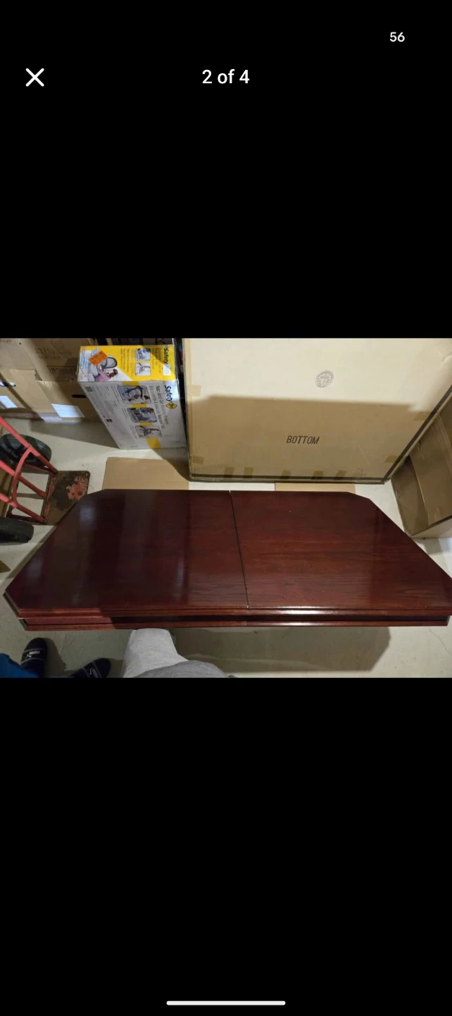 Wooden Dining Table with 6 Chairs - photo 3