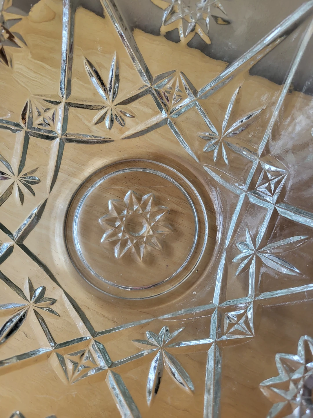 Vintage Glass Punch Bowl Set with 11 Cups - photo 3