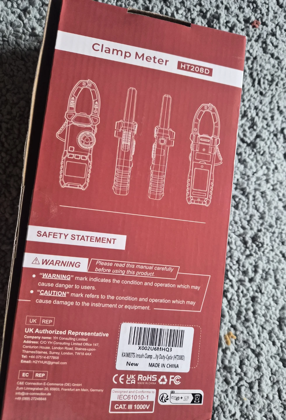 Kaiweets HT208D AC/DC Clamp Meter - photo 4