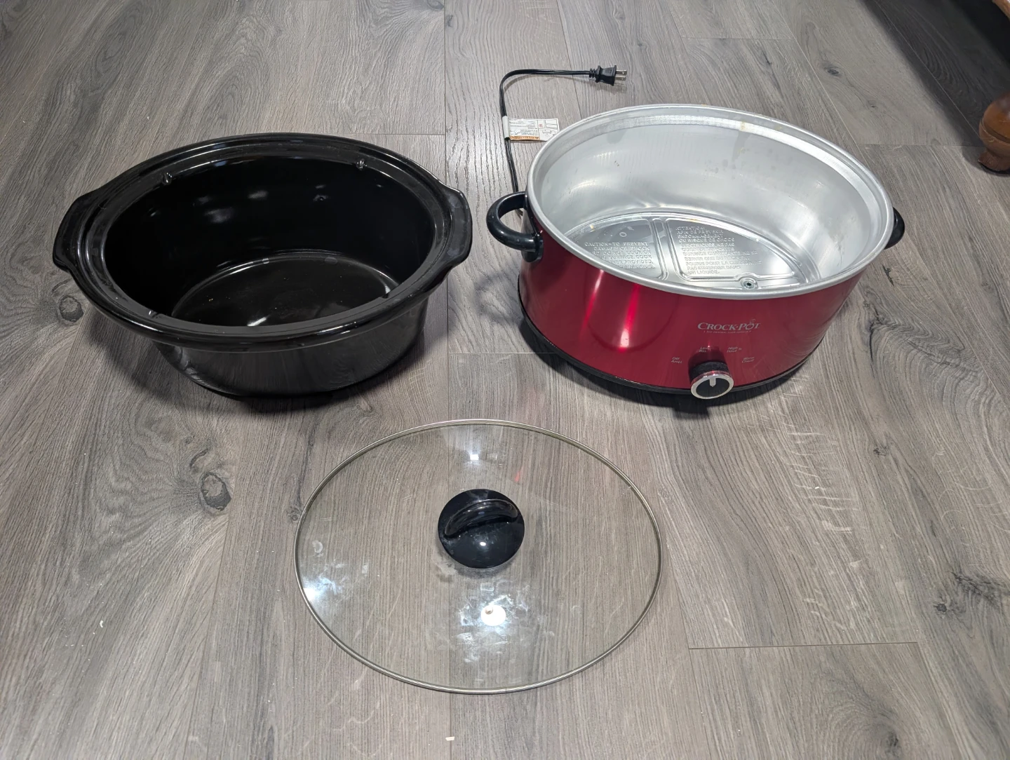 Crock-Pot Slow Cooker Red - photo 4