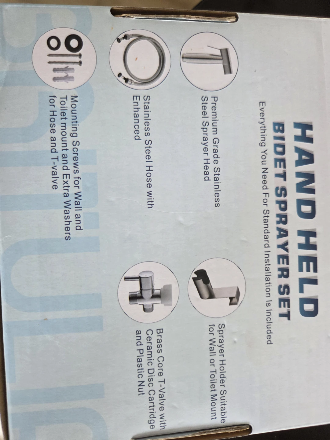 BRITULIF Hand Held Bidet Sprayer Set - photo 3