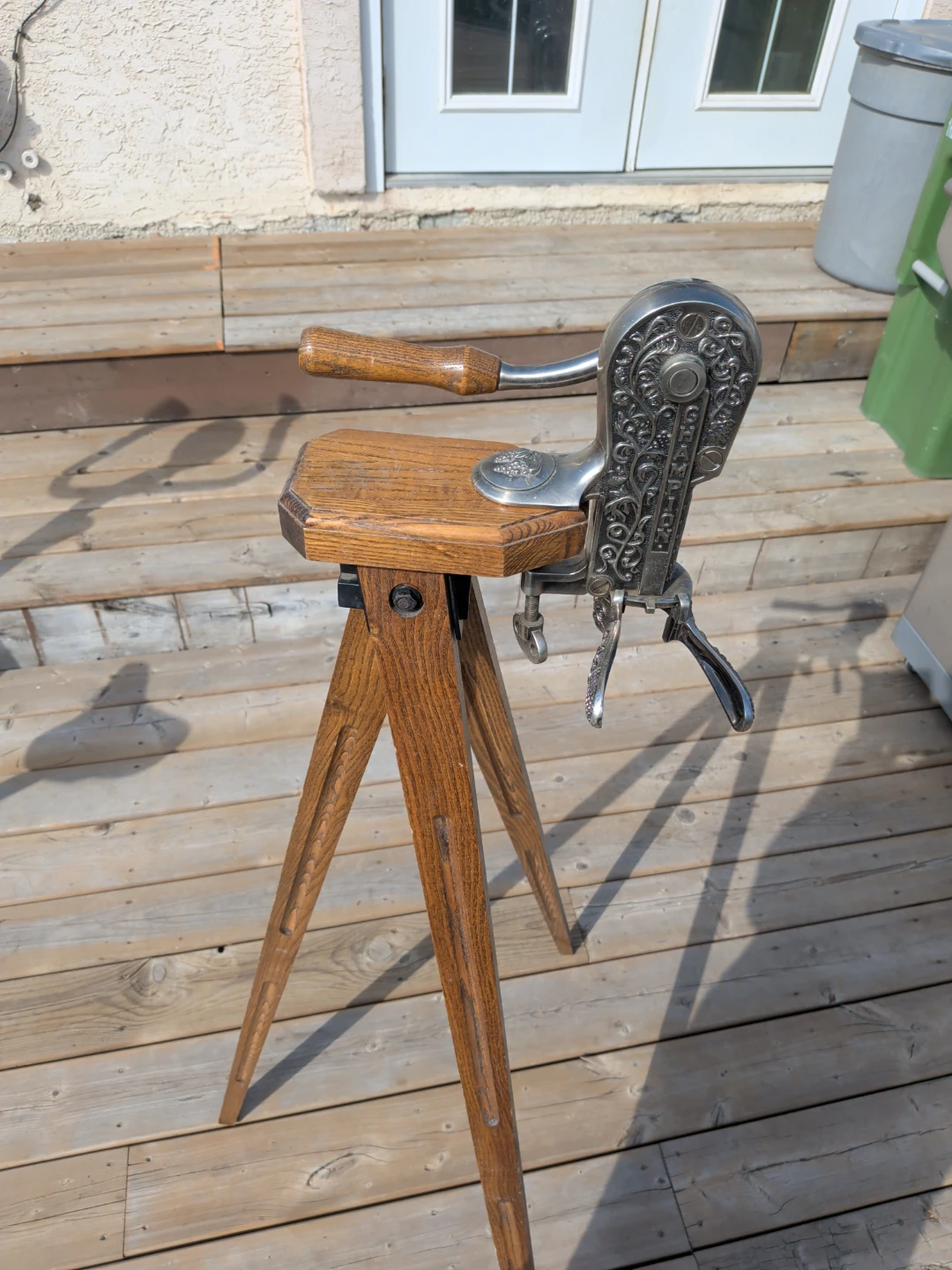 Champion "1897" Corkscrew with Wooden Stand