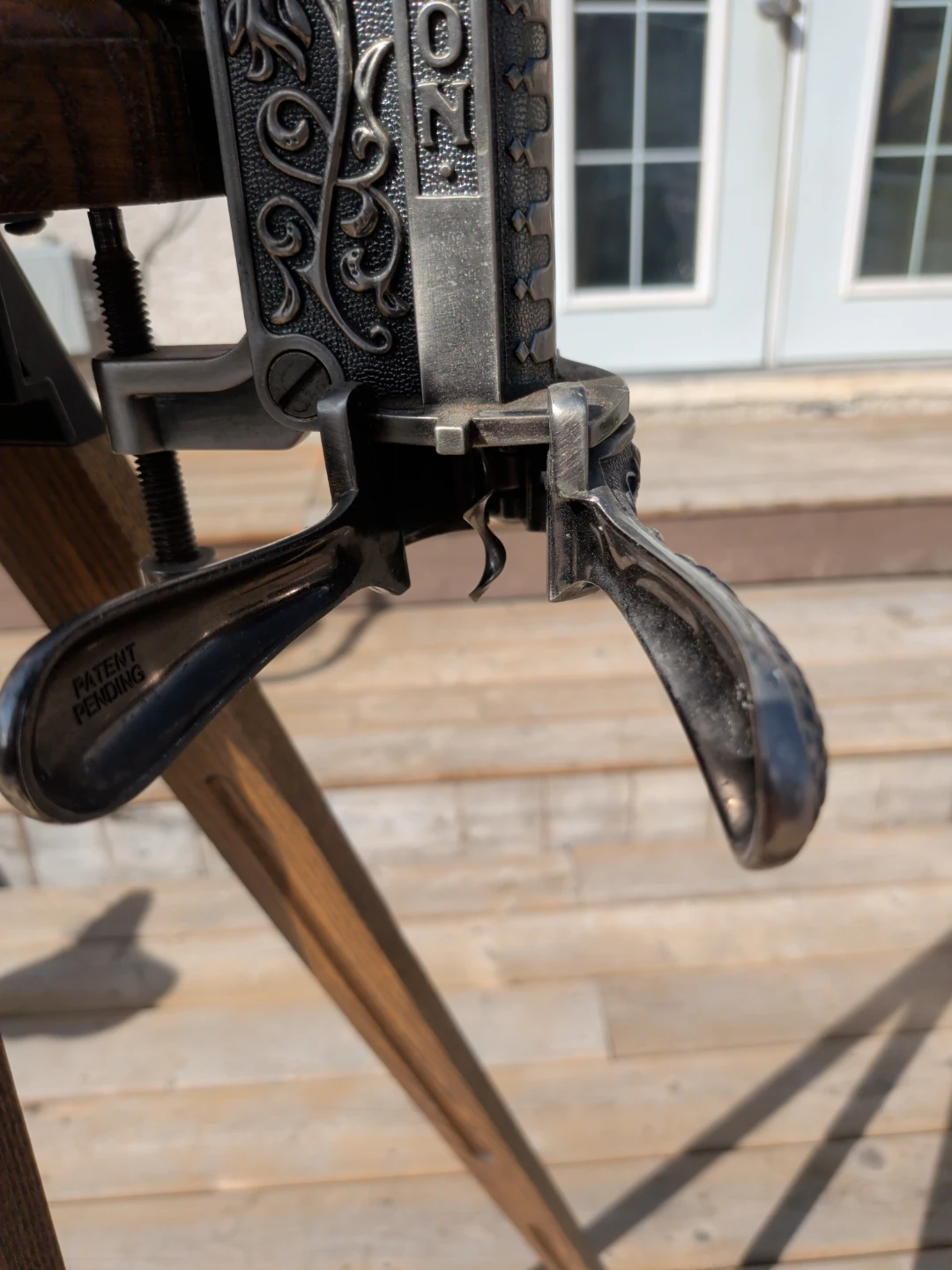Champion "1897" Corkscrew with Wooden Stand - photo 2