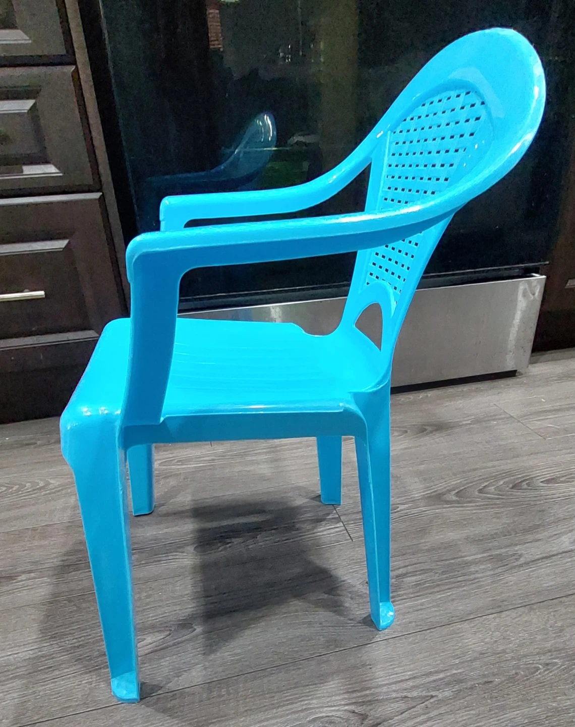 Blue Plastic Armchair for kids