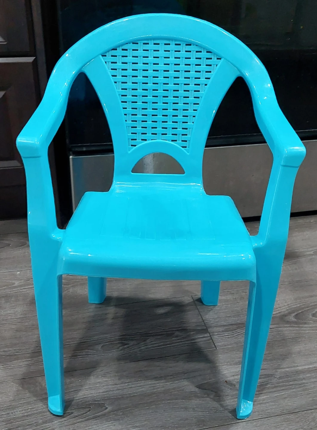 Blue Plastic Armchair for kids - photo 2