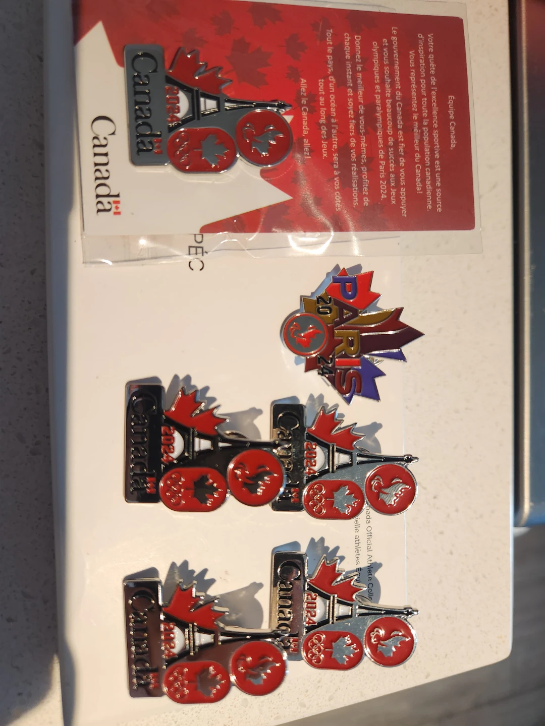 Canada Olympic Pins Paris 2024