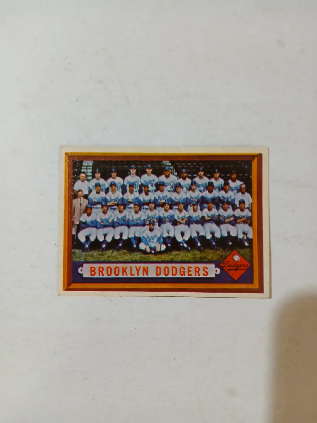 1957 Topps Brooklyn Dodgers Team