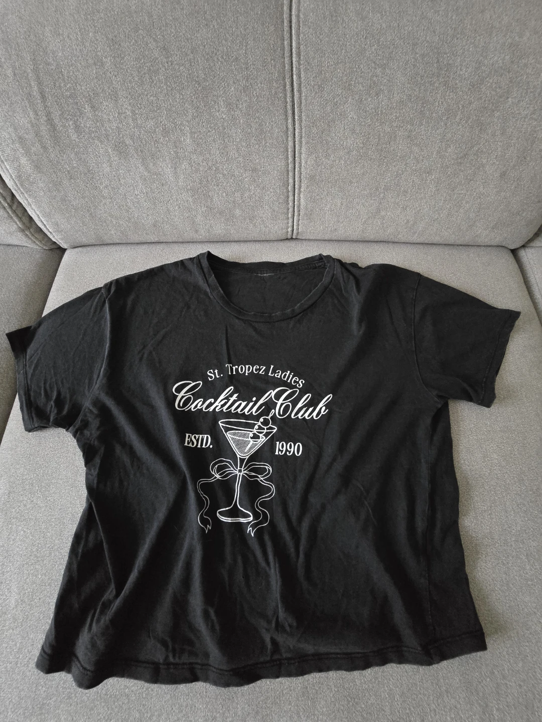 Black St. Tropez Ladies Cocktail Club T-Shirt