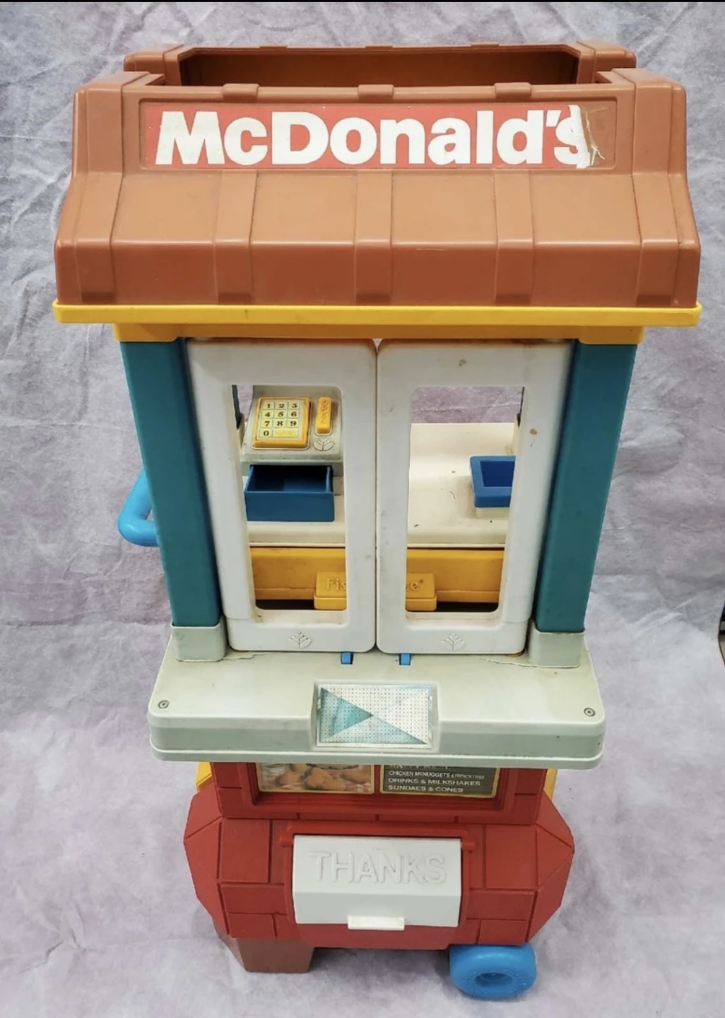 VTG Rare fisher price McDonald's kitchen playset