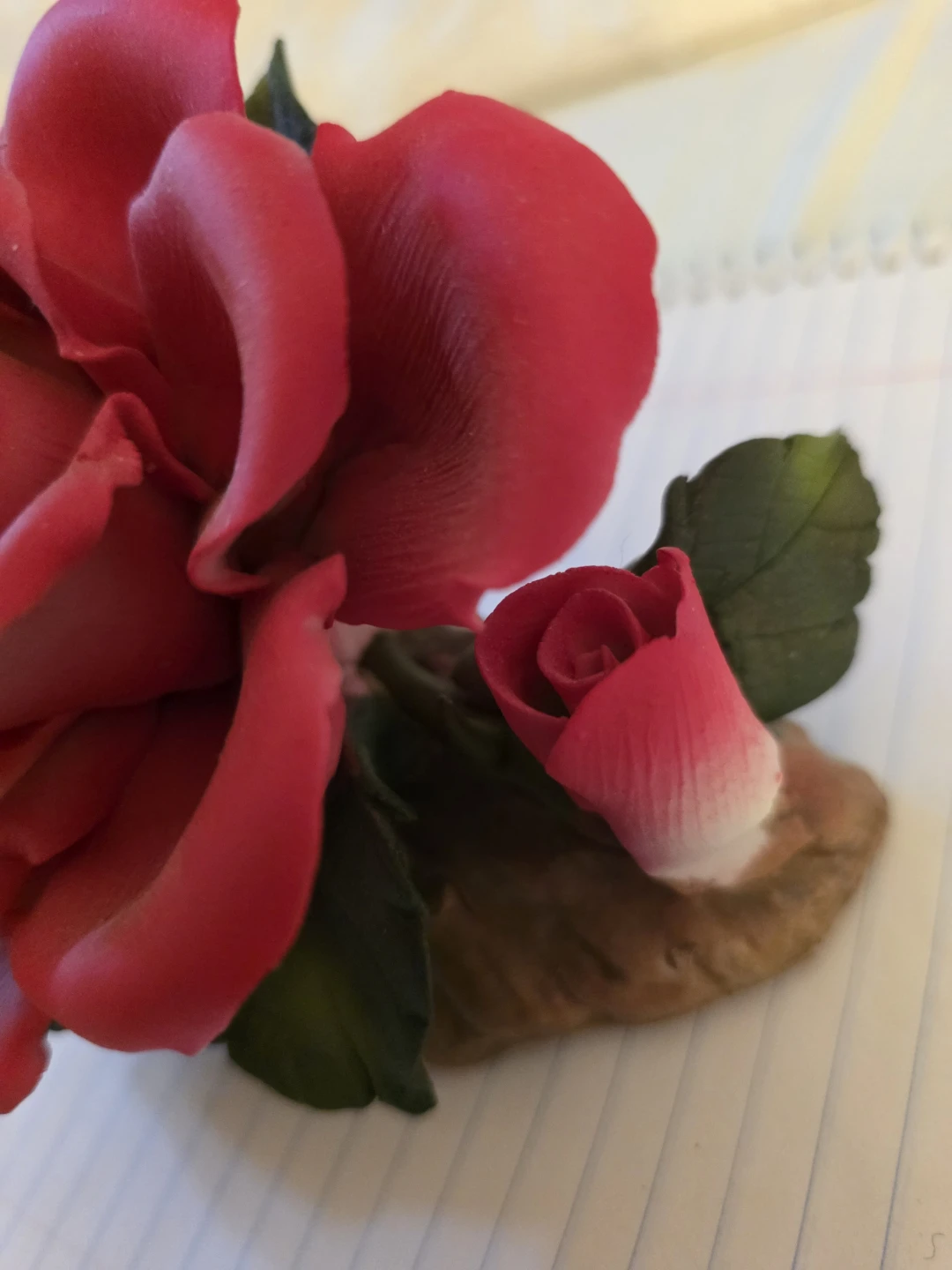 Vintage ceramic rose - photo 4