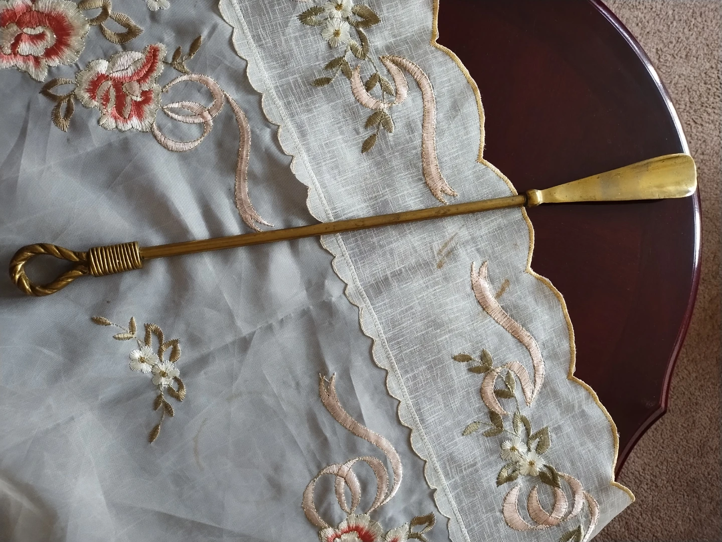 🌱 Brass Shoe Horn with Twisted Handle - photo 3