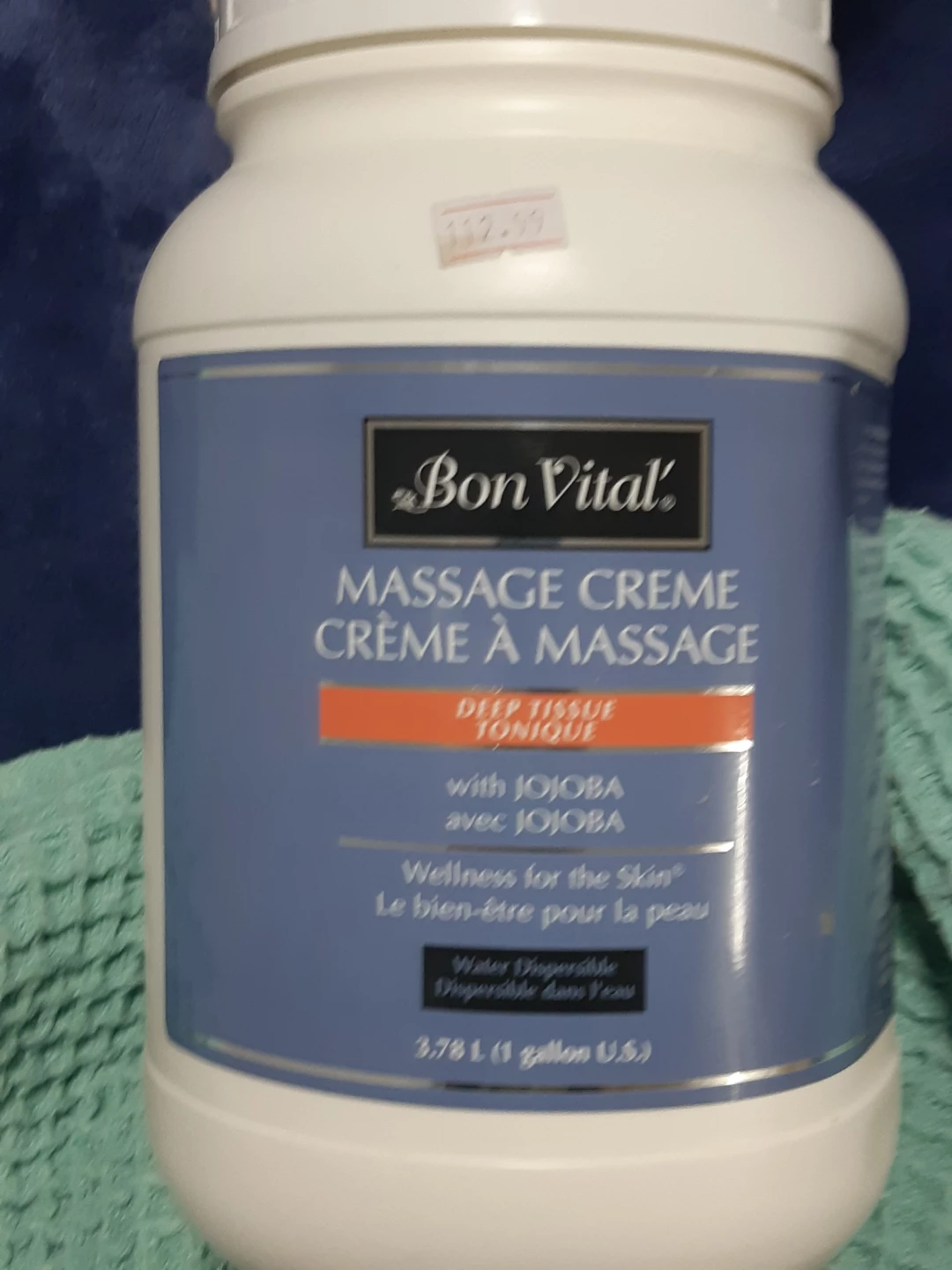 Bon Vital Deep Tissue Massage Creme - 3.78 L