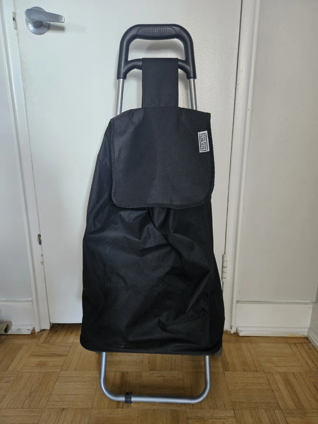 Black Shopping Trolley Cart