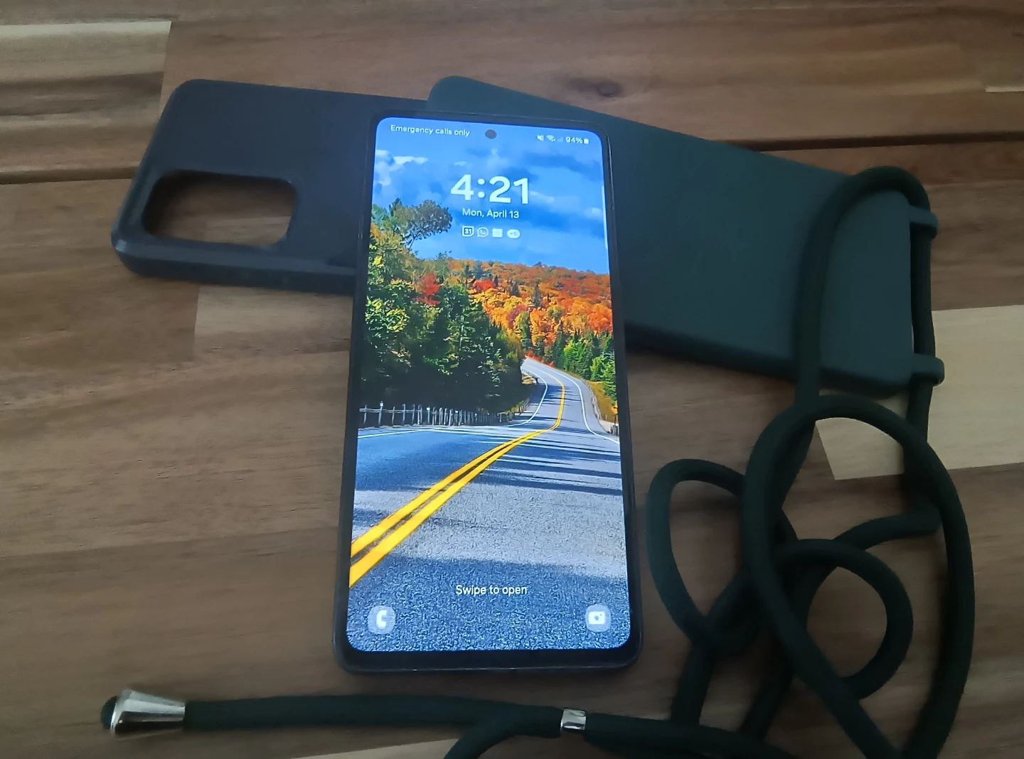 Samsung Galaxy A52 5G - Black, unlocked, comes with two cases