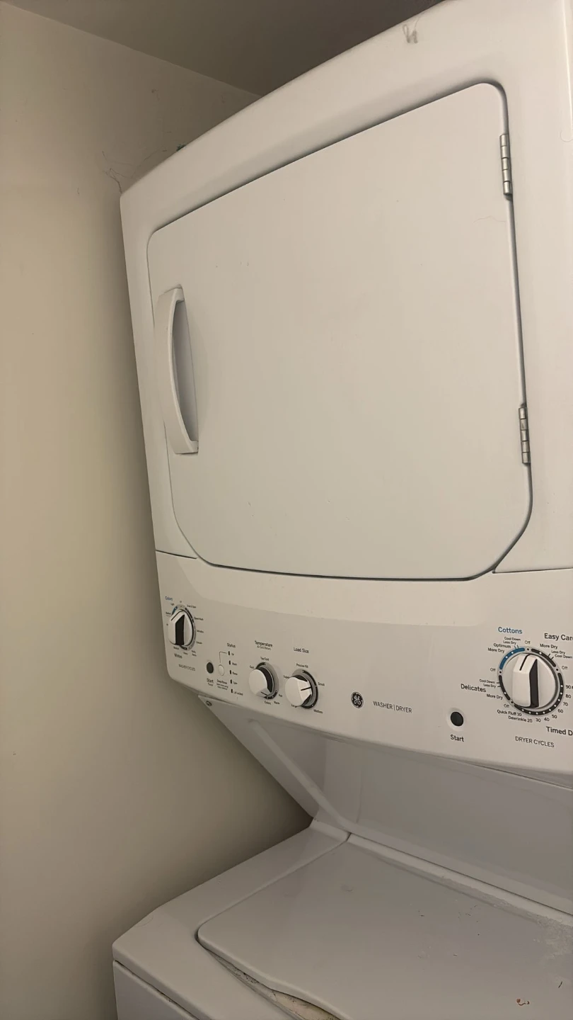 GE Stacked Washer and Dryer - photo 2