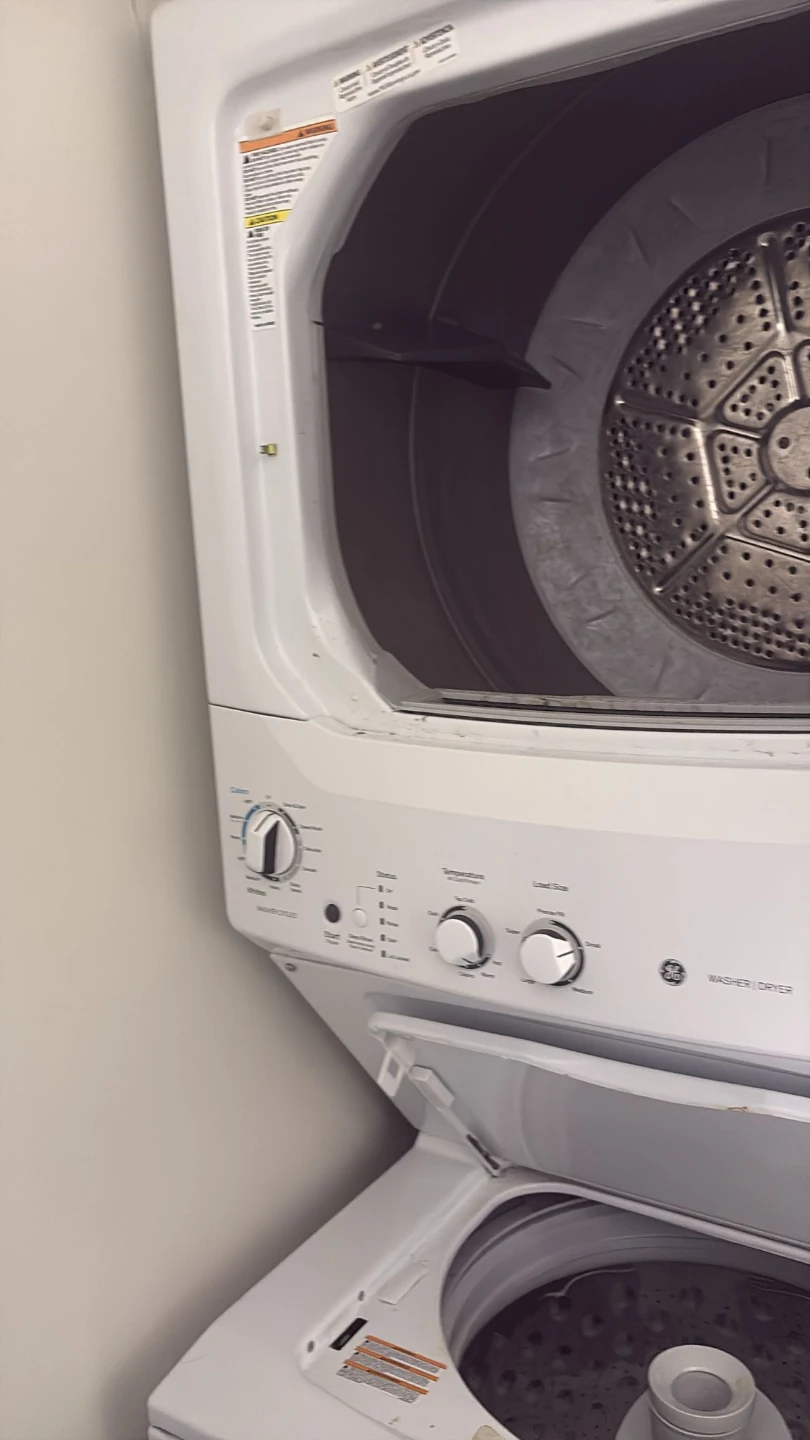 GE Stacked Washer and Dryer - photo 3