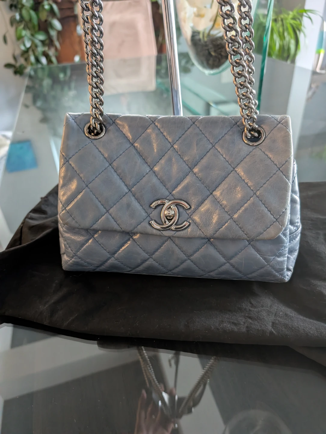 Chanel Quilted Leather Flap Bag