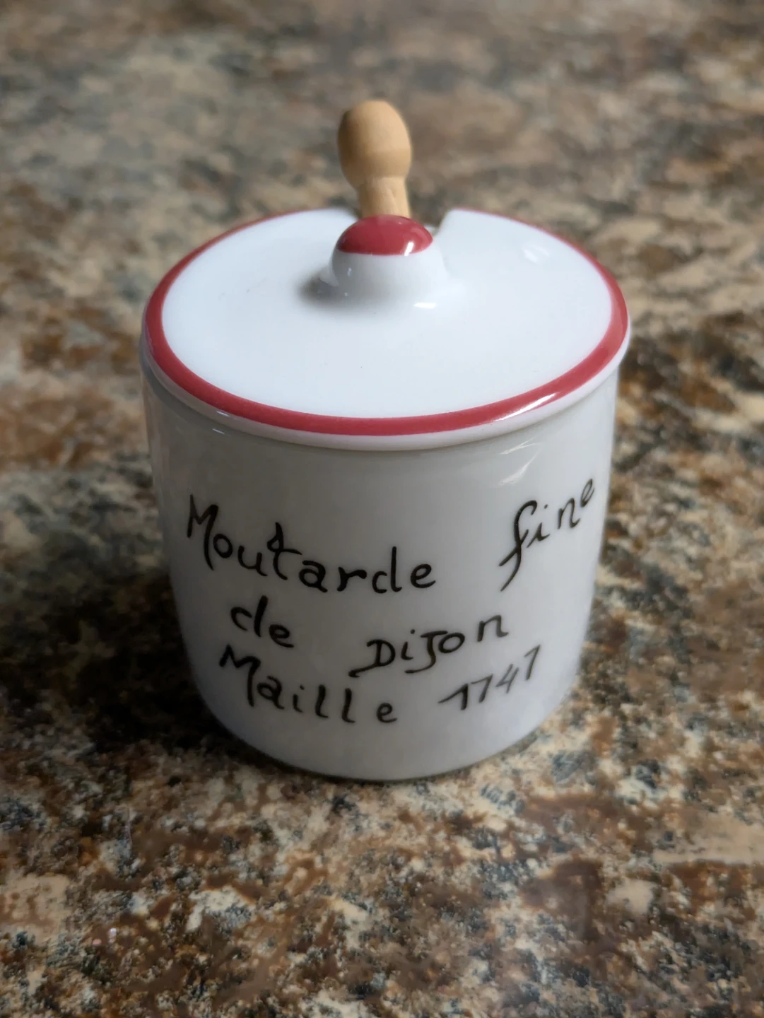 Maille Moutarde Fine de Dijon Mustard Pot with Spoon