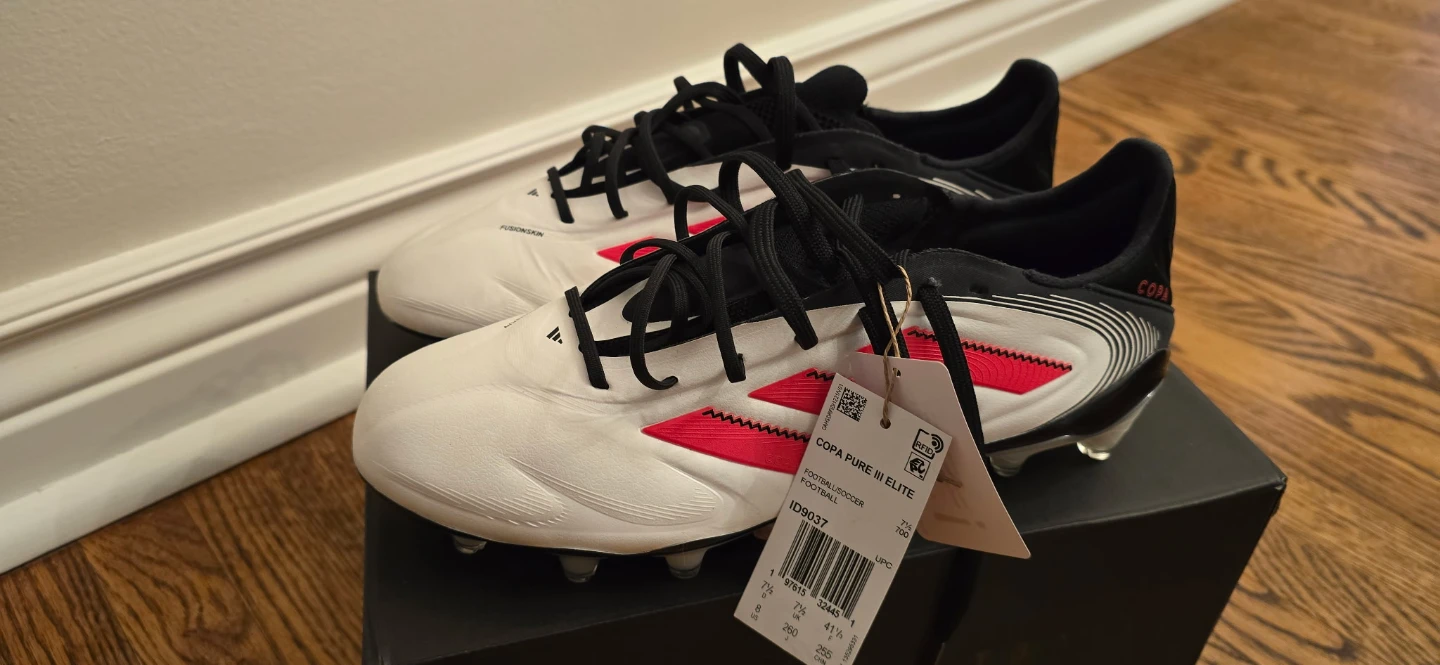 Men's Adidas Copa Pure Elite 3 Outdoor Soccer Cleats Size 8