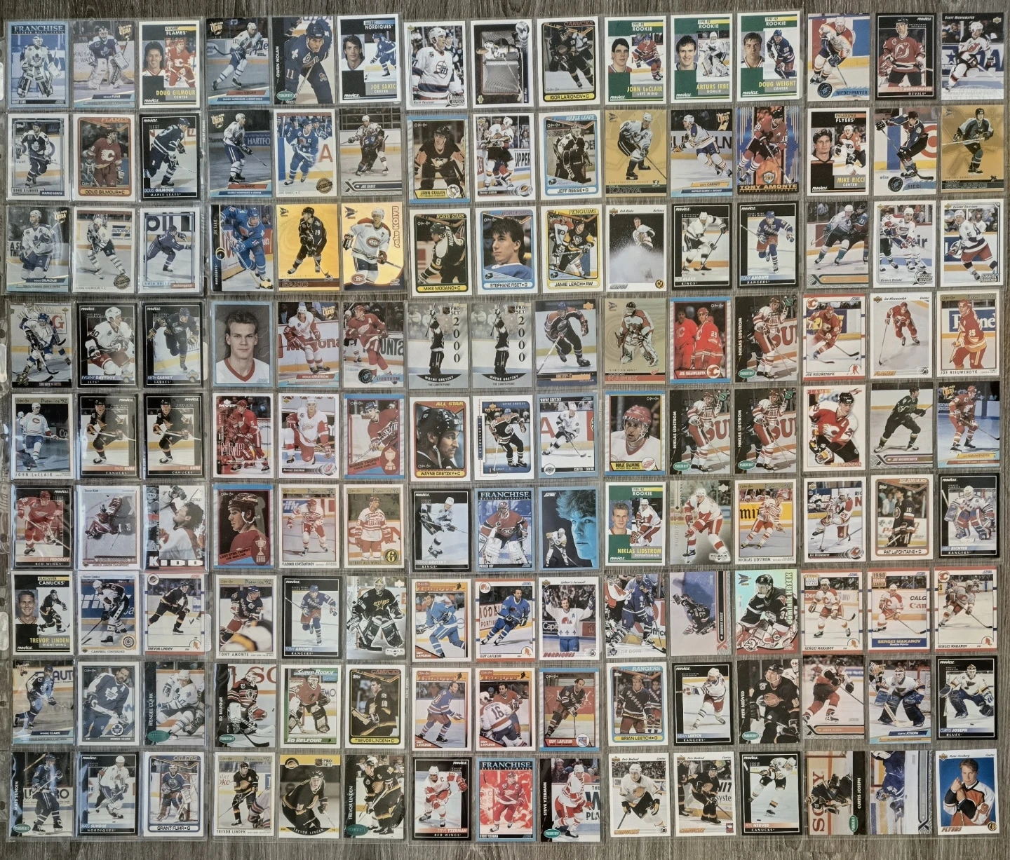 135 Card Lot, Gretzky, Jagr,  Lidstrom Rookies & Stars - photo 2