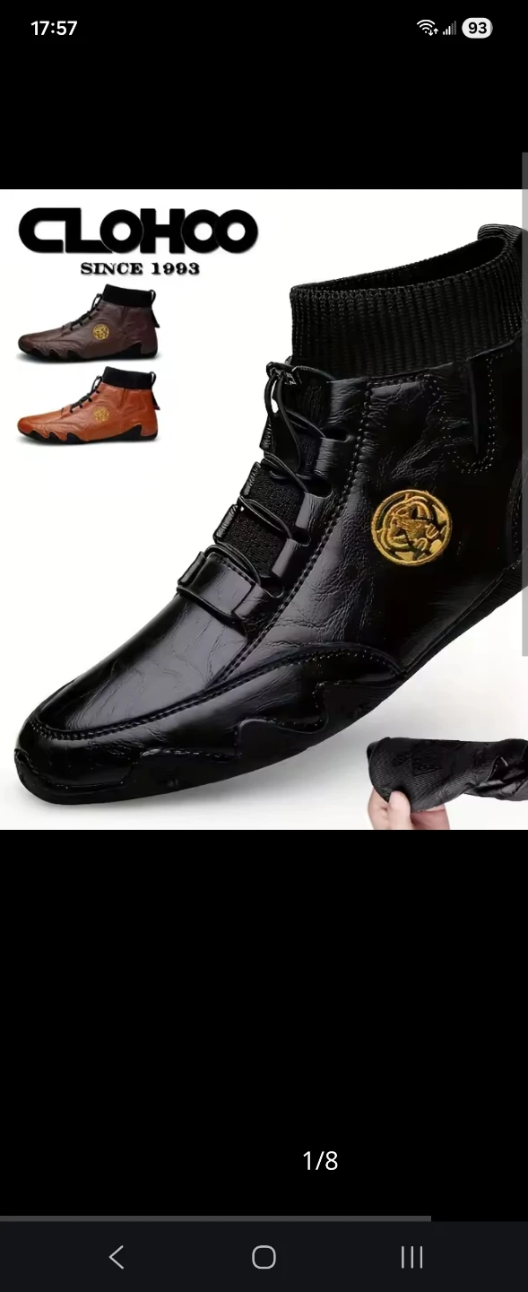 CLOHOO Men's Fashion Boots - photo 4
