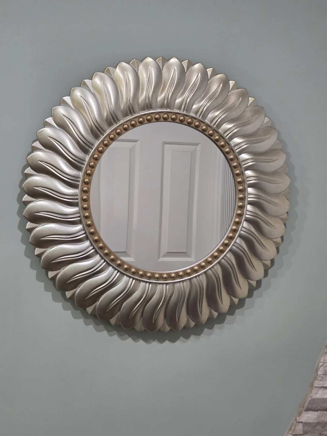 Wall Mirror - Burnished Light Gold