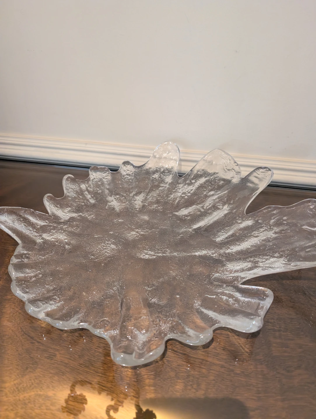 Clear Glass Starburst Bowl - photo 2
