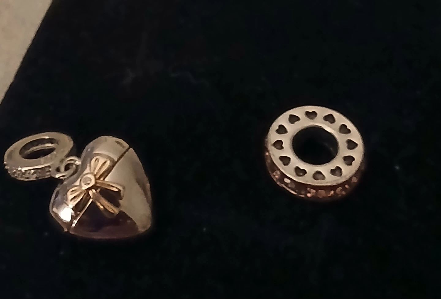 STERLING HEART Charm and spacer - photo 2