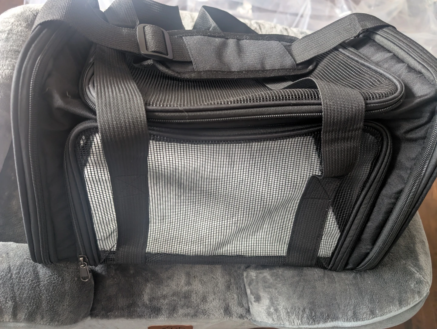 Black Pet Carrier Bag